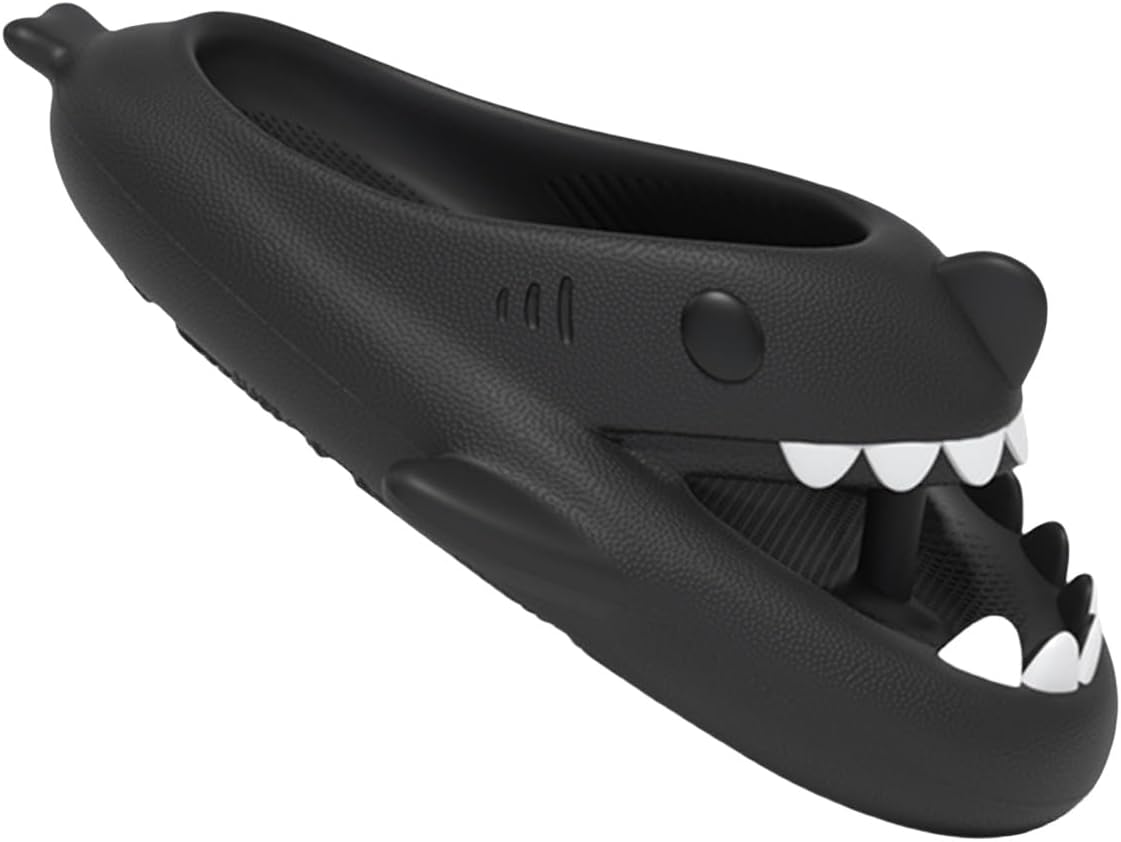 Шлепанцы с акулами, шлепанцы с облачной акулой для мужчин и женщин, противоскользящие шлепанцы с открытым носком с акулой, милые мультяшные сандалии с акулой Generic, черный
Шлепанцы с акулами, шлепанцы с облачной акулой для мужчин и женщин, противоскользящие шлепанцы с открытым носком с акулой, милые мультяшные сандалии с акулой Generic, черный