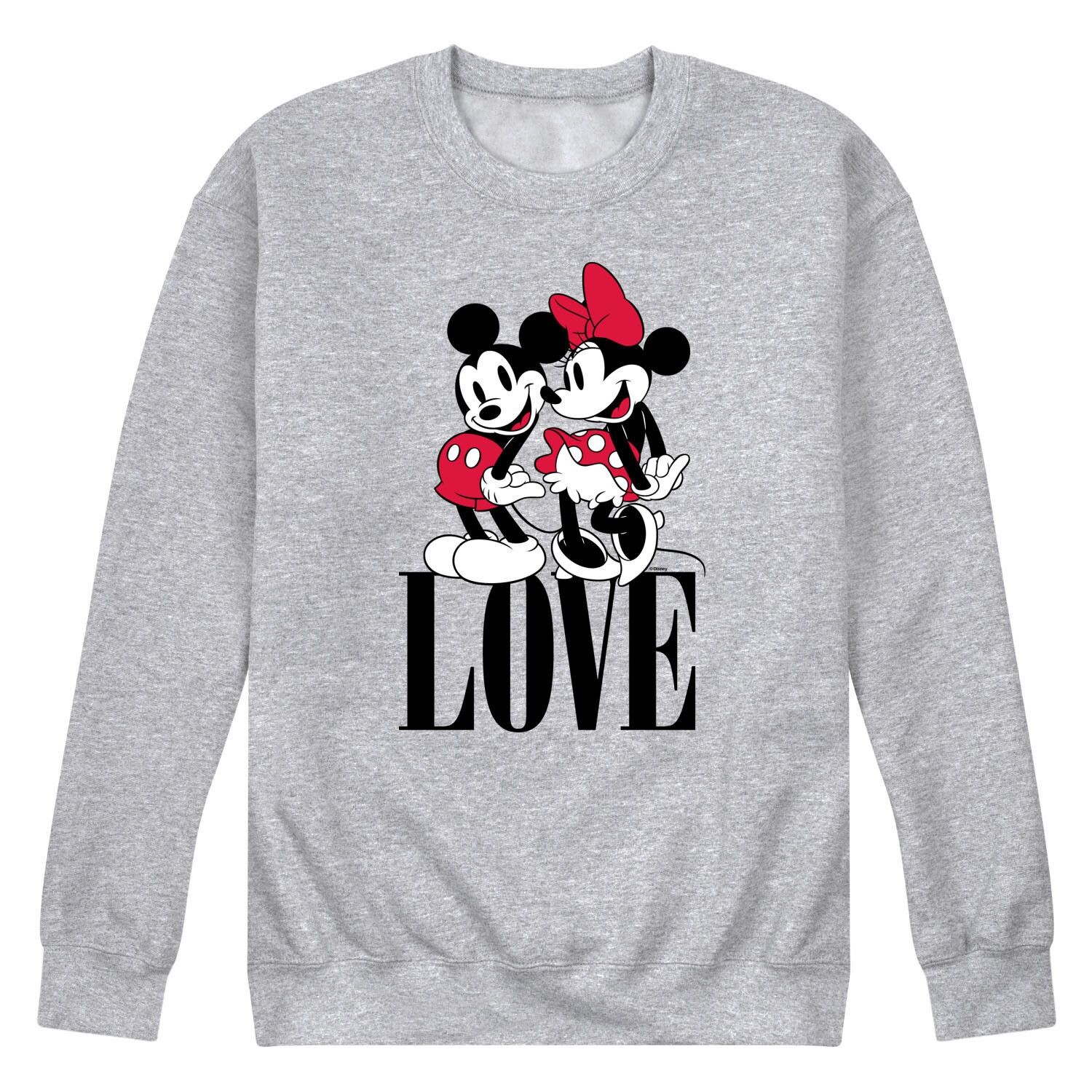 Мужской флисовый свитшот Disney's Mickey & Minnie Love Licensed Character
Мужской флисовый свитшот Disney's Mickey & Minnie Love Licensed Character