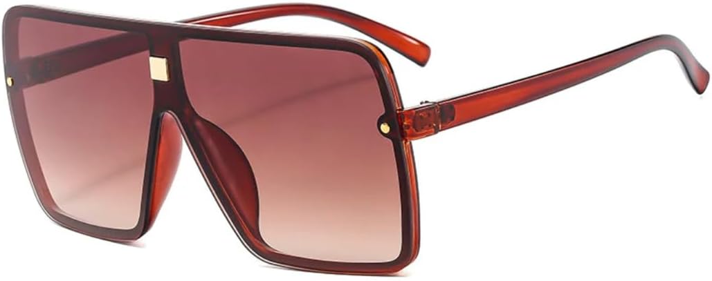 Роскошные солнцезащитные очки большого размера в квадратной оправе для женщин, в стиле панк, модные для мужчин, трендовые для активного отдыха и спорта, с защитой от УФ-излучения UV400 TVTBBVV, Brown Tea
Роскошные солнцезащитные очки большого размера в квадратной оправе для женщин, в стиле панк, модные для мужчин, трендовые для активного отдыха и спорта, с защитой от УФ-излучения UV400 TVTBBVV, Brown Tea