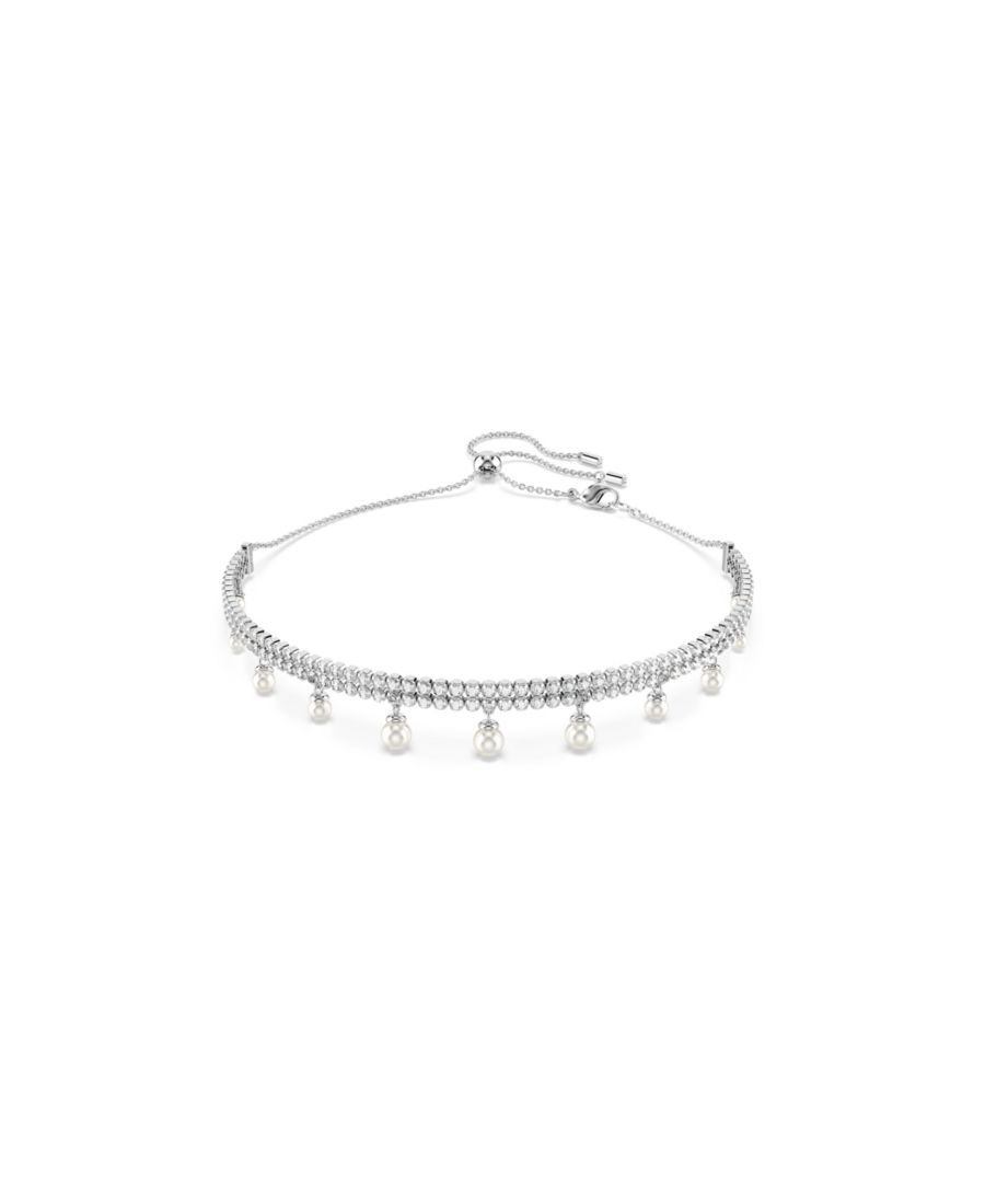 Колье-чокер Ariana Grande x Swarovski с культивированным жемчугом круглой огранки Swarovski, Silver
Колье-чокер Ariana Grande x Swarovski с культивированным жемчугом круглой огранки Swarovski, Silver