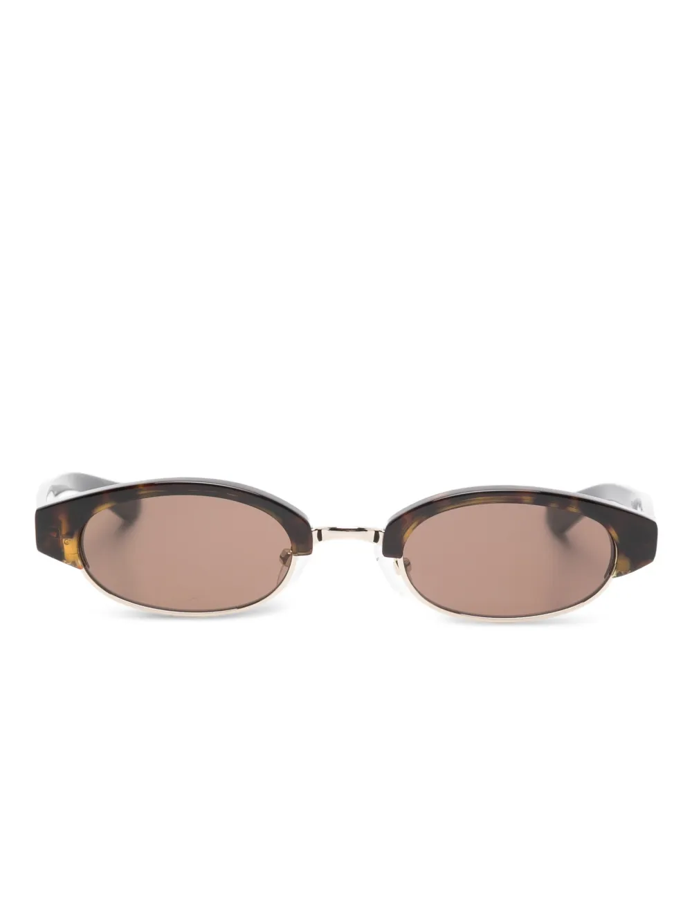 Солнцезащитные очки в овальной оправе Alexander Mcqueen, коричневый
Солнцезащитные очки в овальной оправе Alexander Mcqueen, коричневый