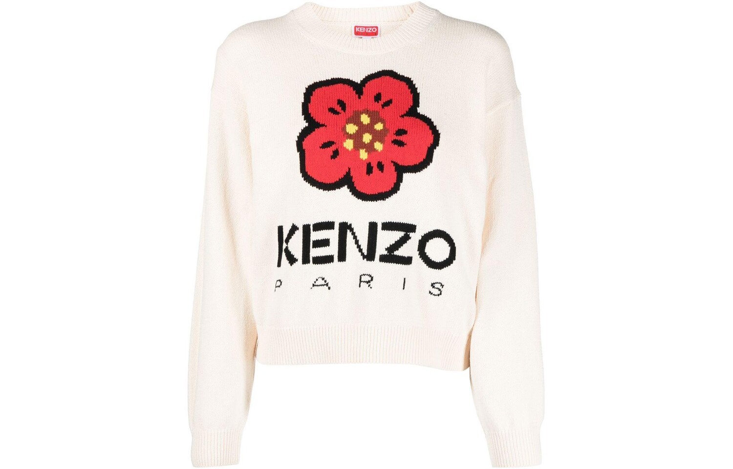 Свитер женский Kenzo с вышитым логотипом, белый
Свитер женский Kenzo с вышитым логотипом, белый