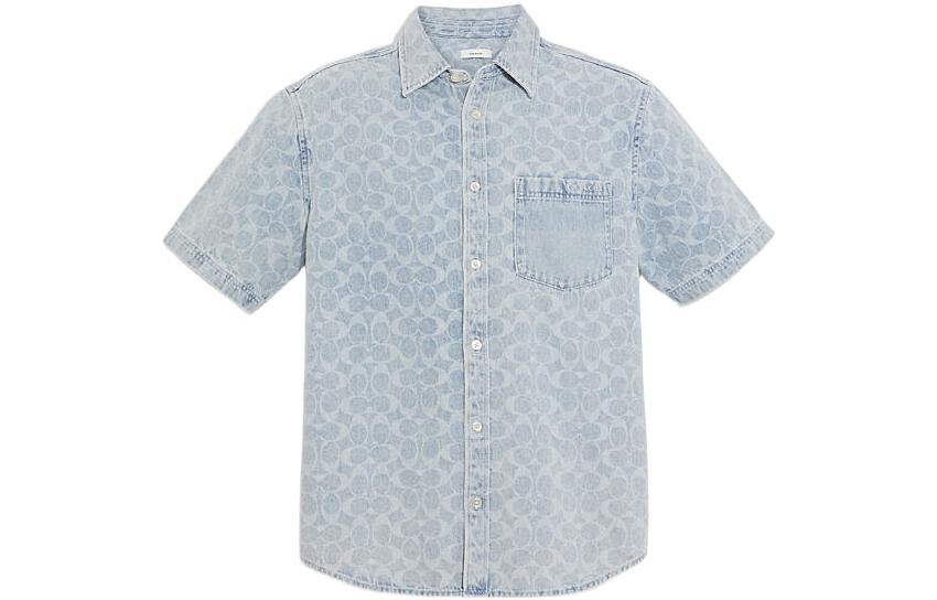 Рубашка мужская светло-синяя Coach, светло-голубой
Рубашка мужская светло-синяя Coach, светло-голубой