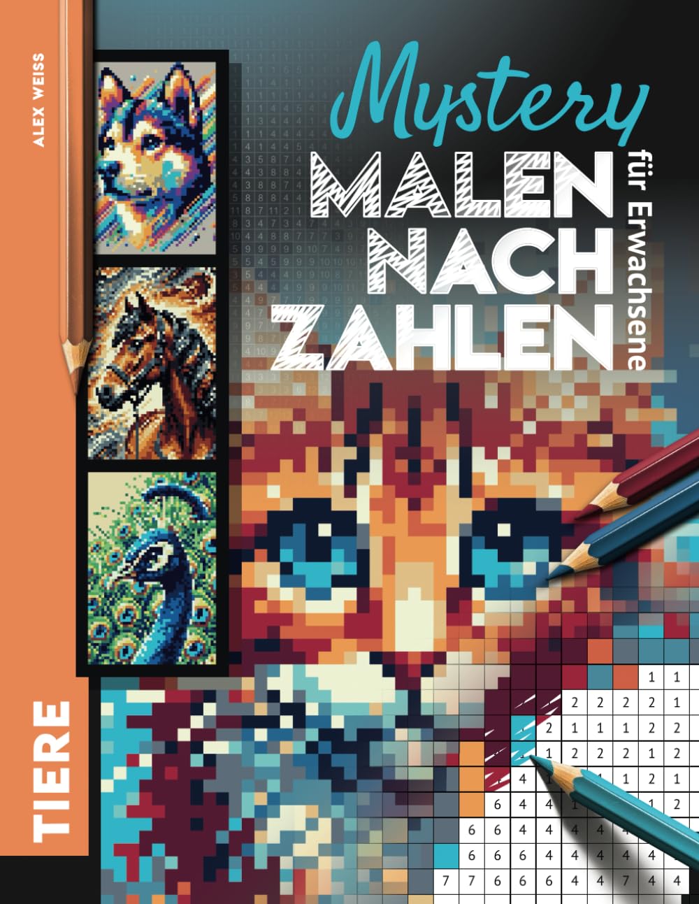 Mystery Malen nach Zahlen für Erwachsene Tiere: 30 verborgene Motive enthüllen - Katze, Hund, Pferd, Löwe u.v.m. I Malbuch zum Abschalten (German Edition) (Independently published)
Mystery Malen nach Zahlen für Erwachsene Tiere: 30 verborgene Motive enthüllen - Katze, Hund, Pferd, Löwe u.v.m. I Malbuch zum Abschalten (German Edition) (Independently published)