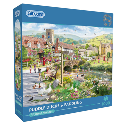 Пазлы Gibsons – Puddle Ducks & Paddling – 1000 Piece Jigsaw Puzzle
Пазлы Gibsons – Puddle Ducks & Paddling – 1000 Piece Jigsaw Puzzle