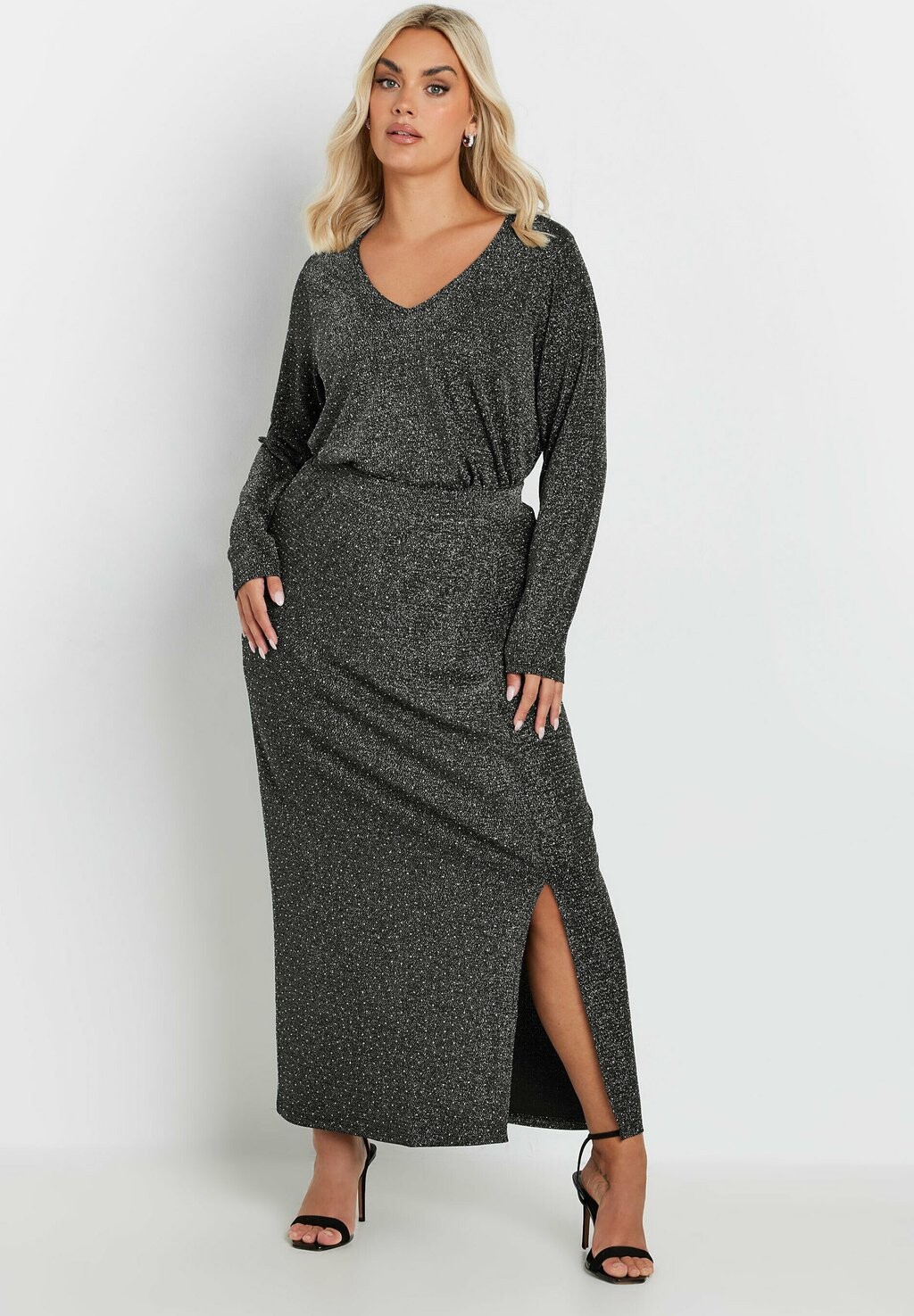 Топ с длинными рукавами SWING Yours Clothing, серебристый
Топ с длинными рукавами SWING Yours Clothing, серебристый