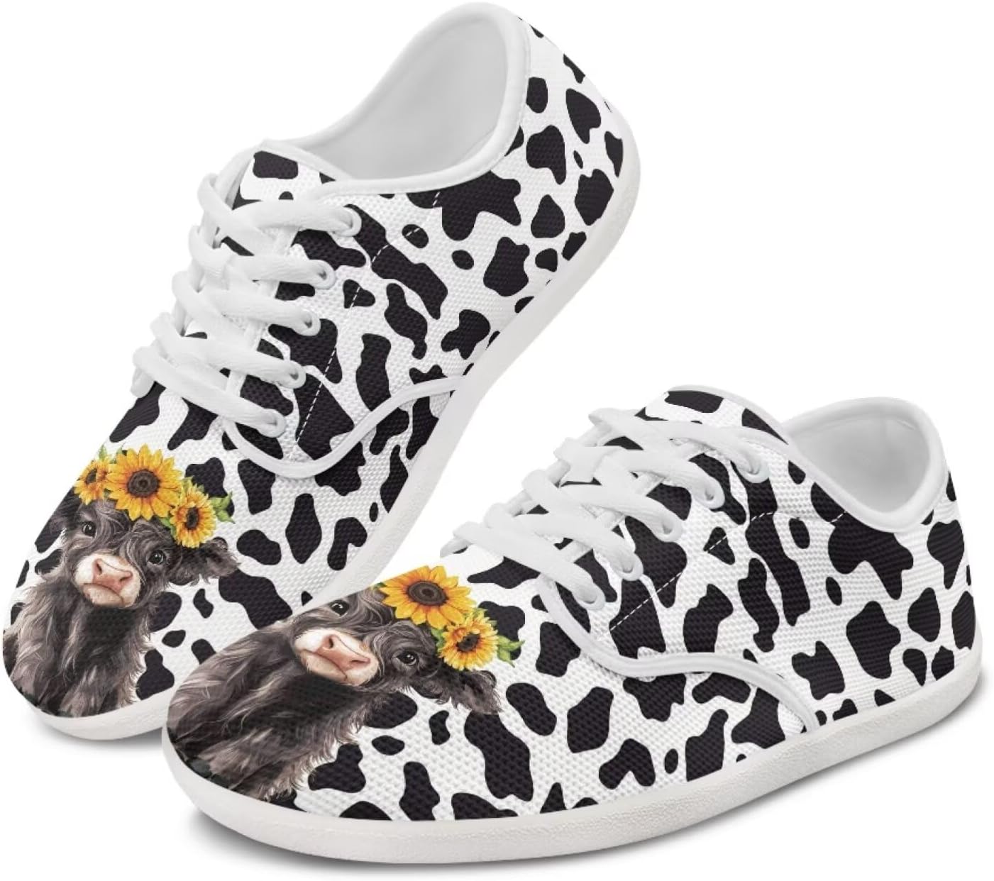 Кроссовки chaqlin с рисунком коровы для женщин и мужчин, широким круглым носком, теннисные кроссовки, противоскользящие, без перепада, на шнуровке, низкие, Highland Cow Sunflower
Кроссовки chaqlin с рисунком коровы для женщин и мужчин, широким круглым носком, теннисные кроссовки, противоскользящие, без перепада, на шнуровке, низкие, Highland Cow Sunflower