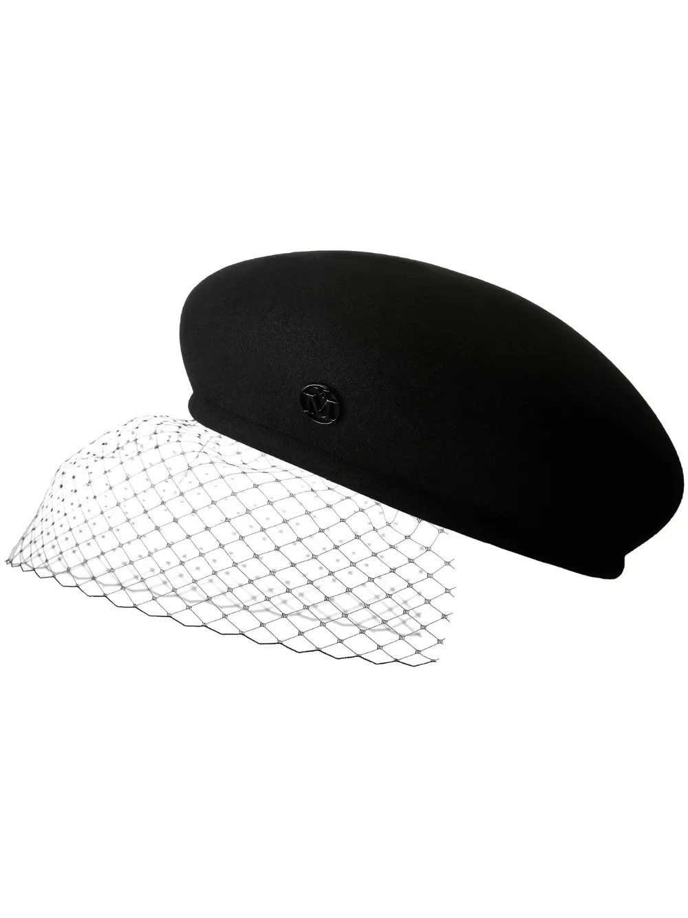 Фетровый берет Emily Veil Maison Michel, черный
Фетровый берет Emily Veil Maison Michel, черный