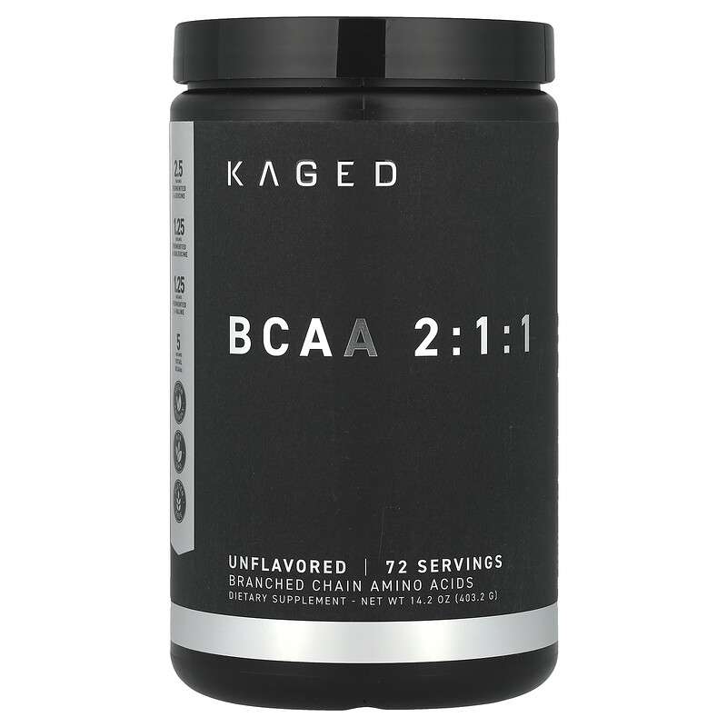 Kaged, BCAA 2: 1: 1, без добавок, 403,2 г (14,2 унции)
Kaged, BCAA 2: 1: 1, без добавок, 403,2 г (14,2 унции)