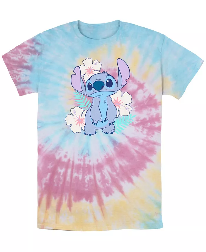 Мужская футболка с коротким рукавом Stitch Flower Set в технике тай-дай Lilo Stitch, мультиколор
Мужская футболка с коротким рукавом Stitch Flower Set в технике тай-дай Lilo Stitch, мультиколор