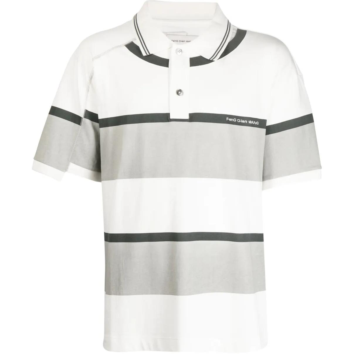 Полосатая хлопковая поло Feng Chen Wang, серый
Полосатая хлопковая поло Feng Chen Wang, серый