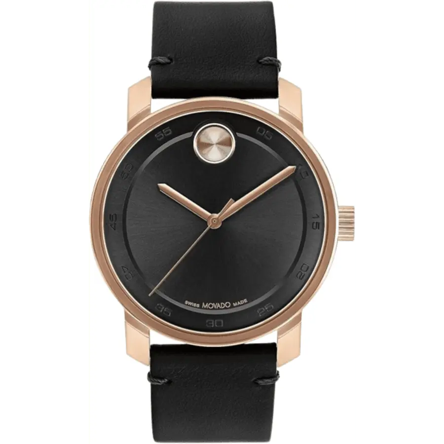 Movado Bold Access черный циферблат кожаный ремешок мужские часы 3600945
Movado Bold Access черный циферблат кожаный ремешок мужские часы 3600945