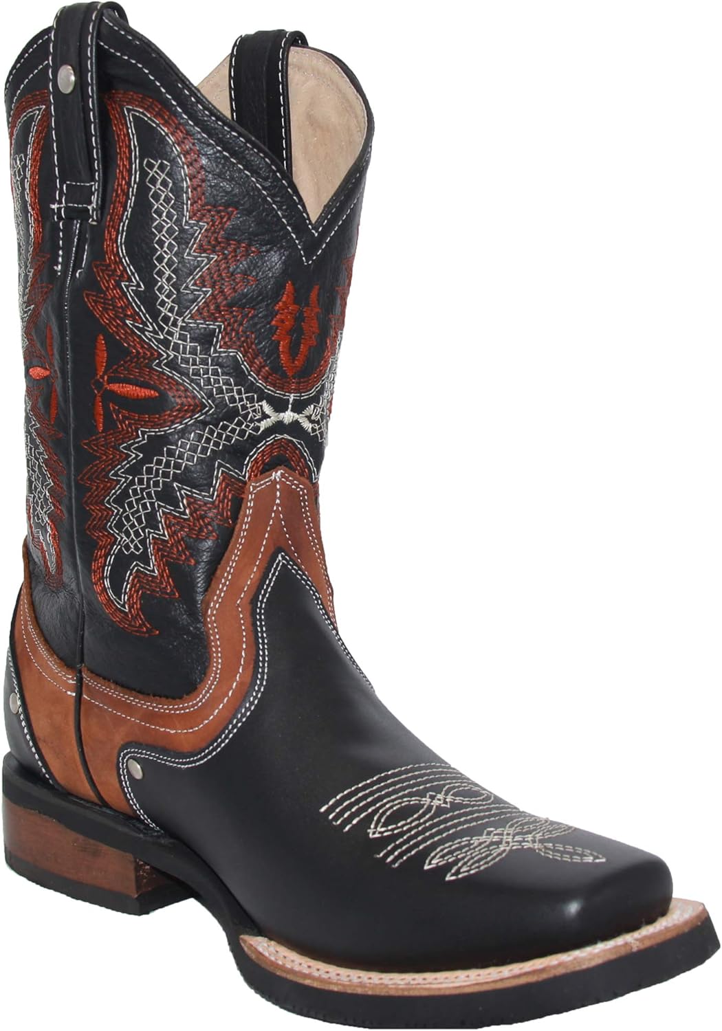Мужские ковбойские сапоги Western Shops из натуральной кожи с квадратным носком для родео The Western Shops, черный
Мужские ковбойские сапоги Western Shops из натуральной кожи с квадратным носком для родео The Western Shops, черный
