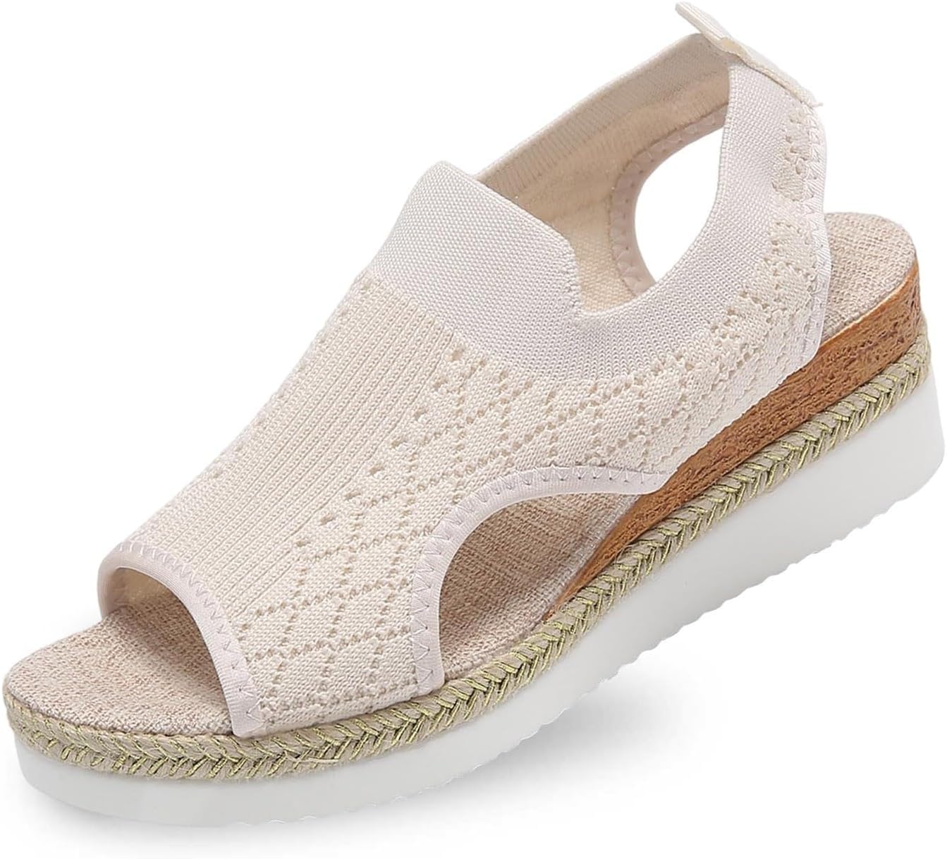 Женские ортопедические сандалии для ходьбы с удобной поддержкой свода стопы, эспадрильи на танкетке, с открытым носком, летние сандалии на платформе, легко надеваются, для подошвенного фасциита, дышащие сетчатые туфли Toumov, белый
Женские ортопедические сандалии для ходьбы с удобной поддержкой свода стопы, эспадрильи на танкетке, с открытым носком, летние сандалии на платформе, легко надеваются, для подошвенного фасциита, дышащие сетчатые туфли Toumov, белый