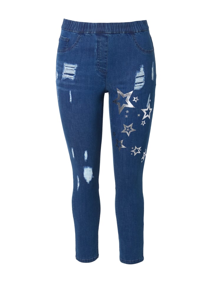 Джинсы цвета синего камня Angel of Style
Джинсы цвета синего камня Angel of Style