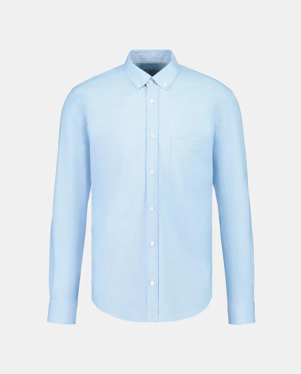 Мужская однотонная оксфордская рубашка с длинным рукавом Easy Wear, светло-голубой
Мужская однотонная оксфордская рубашка с длинным рукавом Easy Wear, светло-голубой