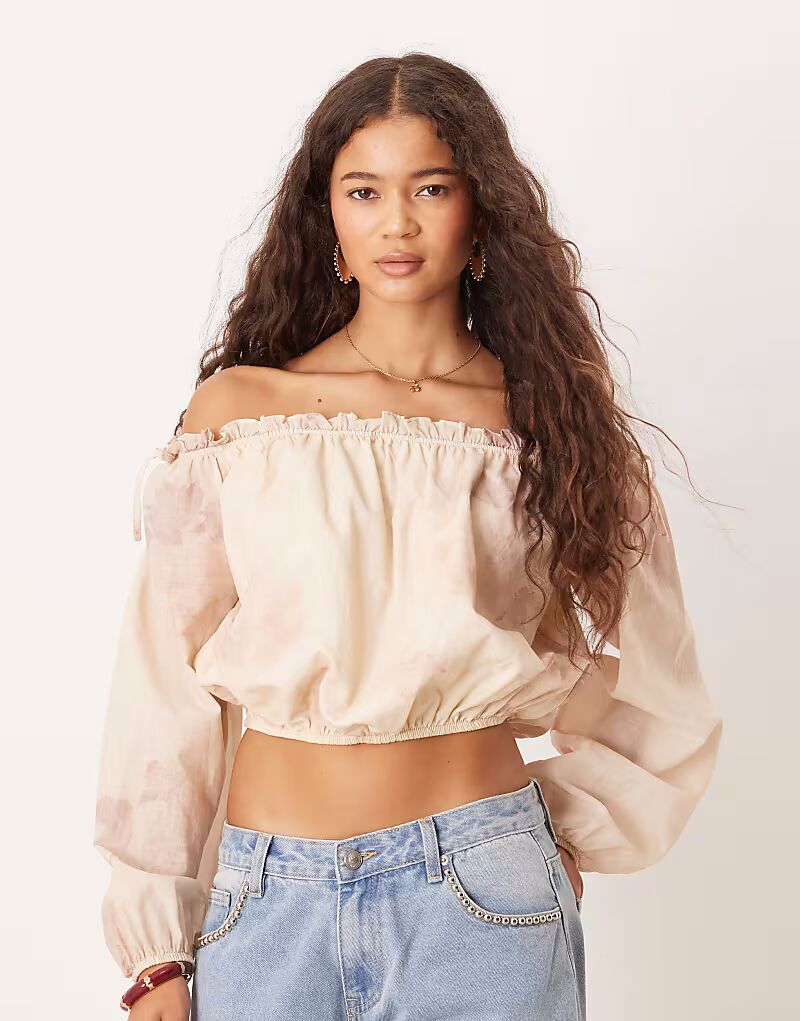 Топ-борд в стиле бохо с цветочным принтом Asos Design
Топ-борд в стиле бохо с цветочным принтом Asos Design