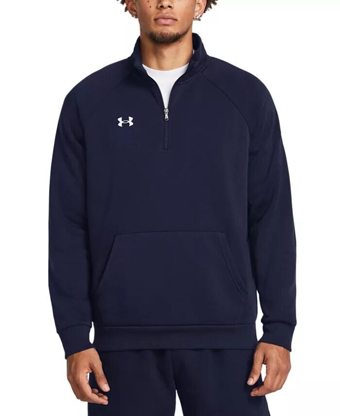 Мужской флисовый пуловер Rival с молнией на четверть Under Armour, синий
Мужской флисовый пуловер Rival с молнией на четверть Under Armour, синий