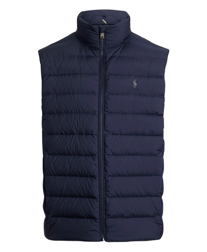 Стеганый жилет со стоячим воротником Ralph Lauren, синий
Стеганый жилет со стоячим воротником Ralph Lauren, синий