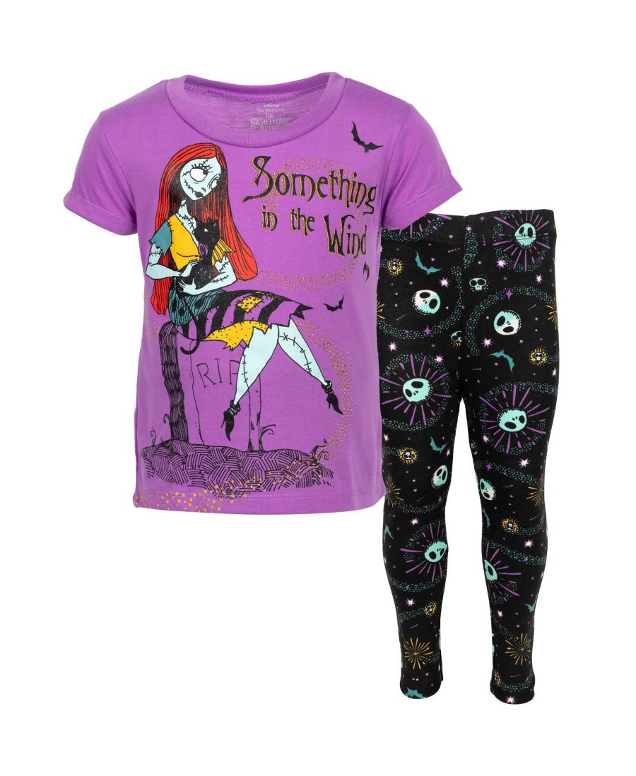 Комплект одежды для маленькой девочки: футболка и леггинсы Nightmare Before Christmas, Purple / black
Комплект одежды для маленькой девочки: футболка и леггинсы Nightmare Before Christmas, Purple / black