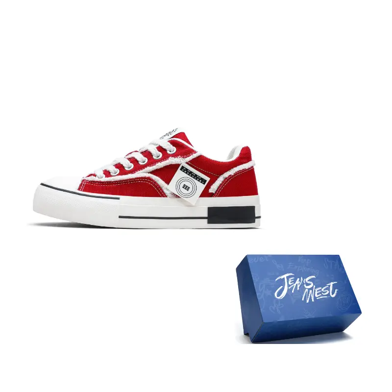 JEANSWEST Дышащие легкие сбалансированные низкие кеды мужские красные, цвет Red
JEANSWEST Дышащие легкие сбалансированные низкие кеды мужские красные, цвет Red