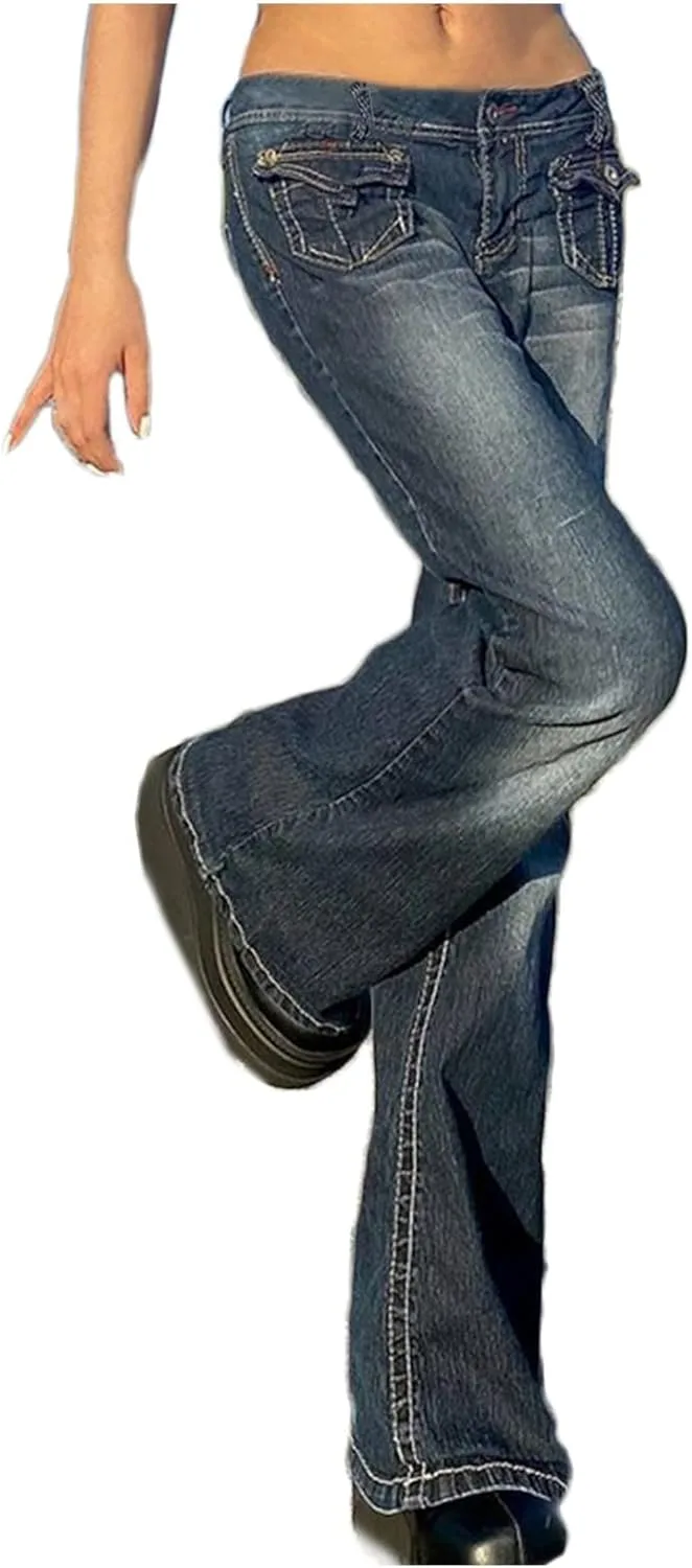 Джинсы Bell Bottom для женщин Mid Rise Stretchy Wide Leg
Джинсы Bell Bottom для женщин Mid Rise Stretchy Wide Leg