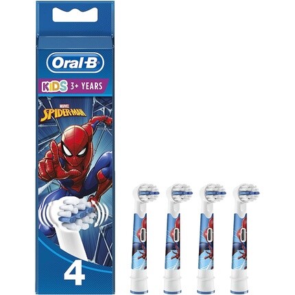 Сменные насадки для электрической зубной щетки Oral-B Kids Spiderman для детей от 3 лет с очень мягкой щетиной
Сменные насадки для электрической зубной щетки Oral-B Kids Spiderman для детей от 3 лет с очень мягкой щетиной