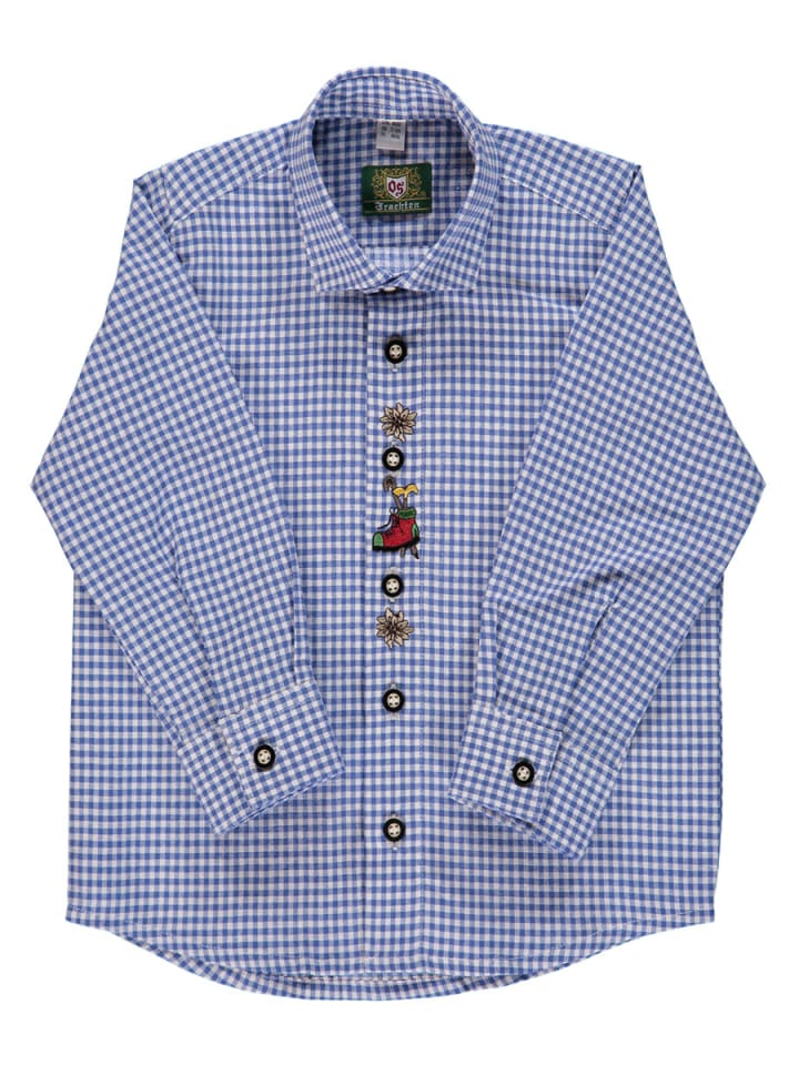 Детская традиционная рубашка Пурус василькового цвета OS-Trachten
Детская традиционная рубашка Пурус василькового цвета OS-Trachten