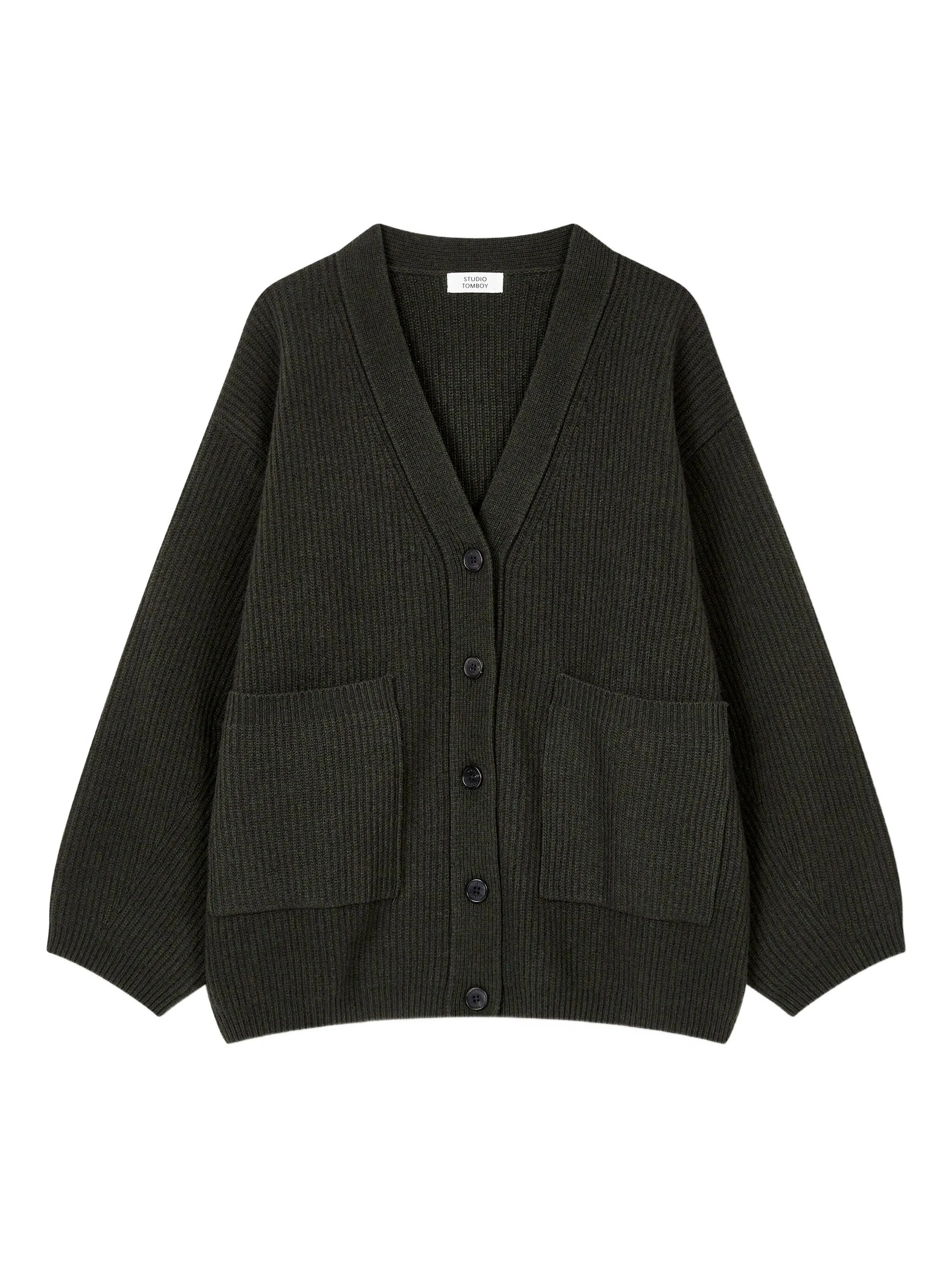 Кардиган в рубчик Tomboy, серый
Кардиган в рубчик Tomboy, серый