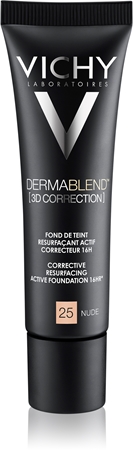 Коррекция и сглаживание spf 25 Vichy Dermablend 3D Correction, 25 Nude 30 ml 
Коррекция и сглаживание spf 25 Vichy Dermablend 3D Correction, 25 Nude 30 ml