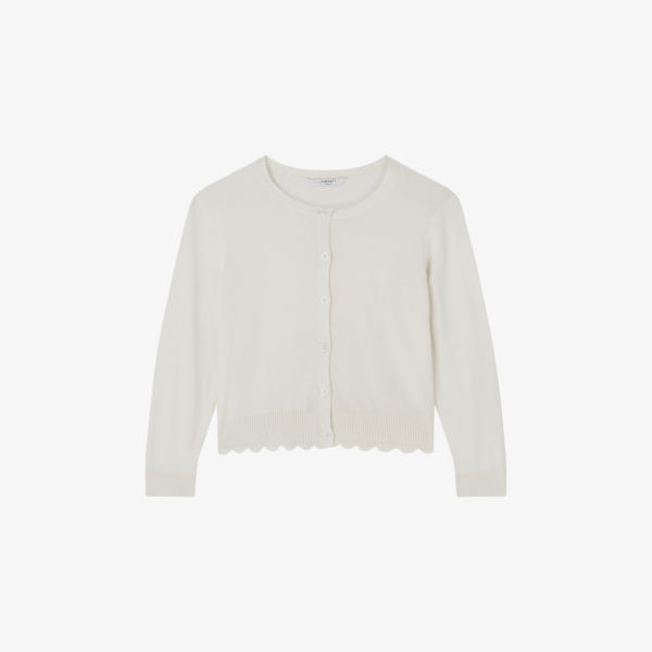 Кардиган Lk Bennett Vanessa с отделкой в виде ракушки, белый
Кардиган Lk Bennett Vanessa с отделкой в виде ракушки, белый