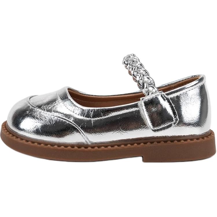 Нескользящие низкие туфли для малышей QINUOSHU, серебряный
Нескользящие низкие туфли для малышей QINUOSHU, серебряный