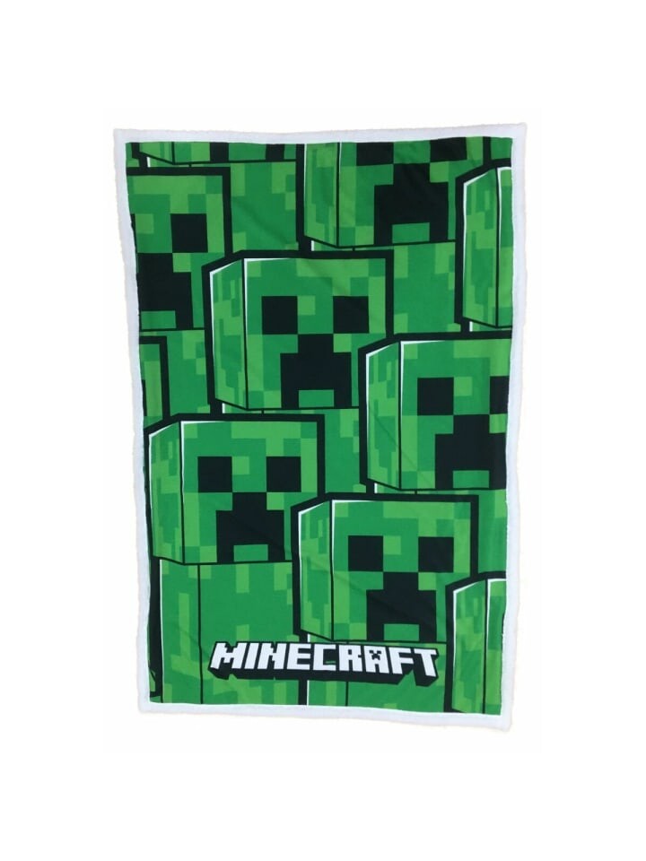 Пуховое одеяло Minecraft Sherpa Fleece 100 x 150 cm für Kinderzimmer und mehr, зеленый
Пуховое одеяло Minecraft Sherpa Fleece 100 x 150 cm für Kinderzimmer und mehr, зеленый