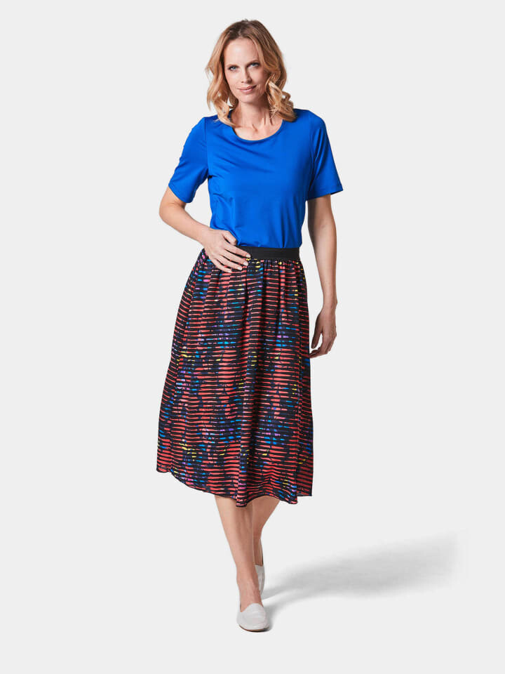 Юбка длиной до колена GOLDNER, цвет schwarz/koralle/gemustert
Юбка длиной до колена GOLDNER, цвет schwarz/koralle/gemustert