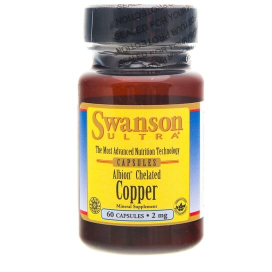 Swanson, хелат меди, 2 мг, 60 капсул
Swanson, хелат меди, 2 мг, 60 капсул