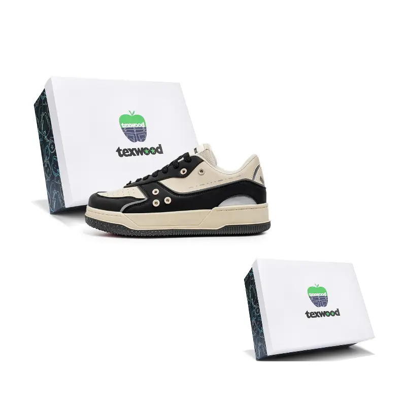 TEXWOOD Кроссовки для скейтбординга мужские лоу-топ с защитой от ударов и балансом бежево-черные, цвет Beige Black
TEXWOOD Кроссовки для скейтбординга мужские лоу-топ с защитой от ударов и балансом бежево-черные, цвет Beige Black