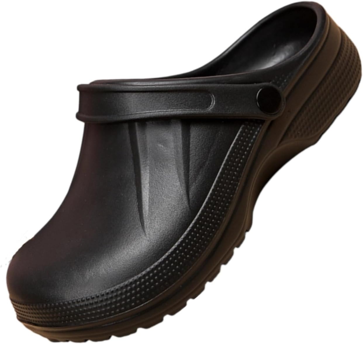 Садовые сабо для женщин и мужчин Eliogn - удобные тапочки без застежки, легкие и комфортные, водонепроницаемые обувь для поваров, нескользящие медицинские туфли для улицы и дома, черный
Садовые сабо для женщин и мужчин Eliogn - удобные тапочки без застежки, легкие и комфортные, водонепроницаемые обувь для поваров, нескользящие медицинские туфли для улицы и дома, черный