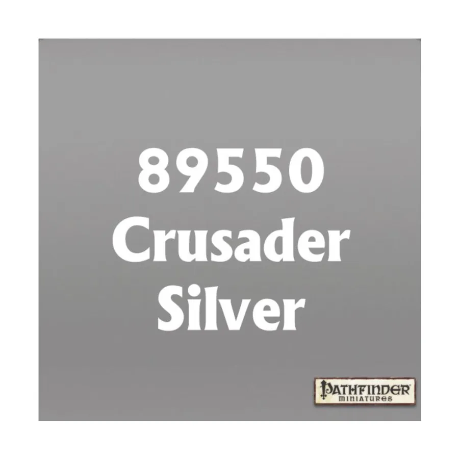 Крестоносец Серебро, Master Series Paints - Pathfinder Colors 
Крестоносец Серебро, Master Series Paints - Pathfinder Colors