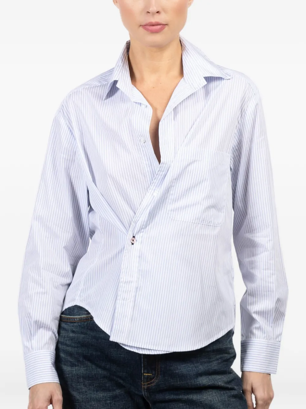 Полосатая рубашка CISSA, синий
Полосатая рубашка CISSA, синий