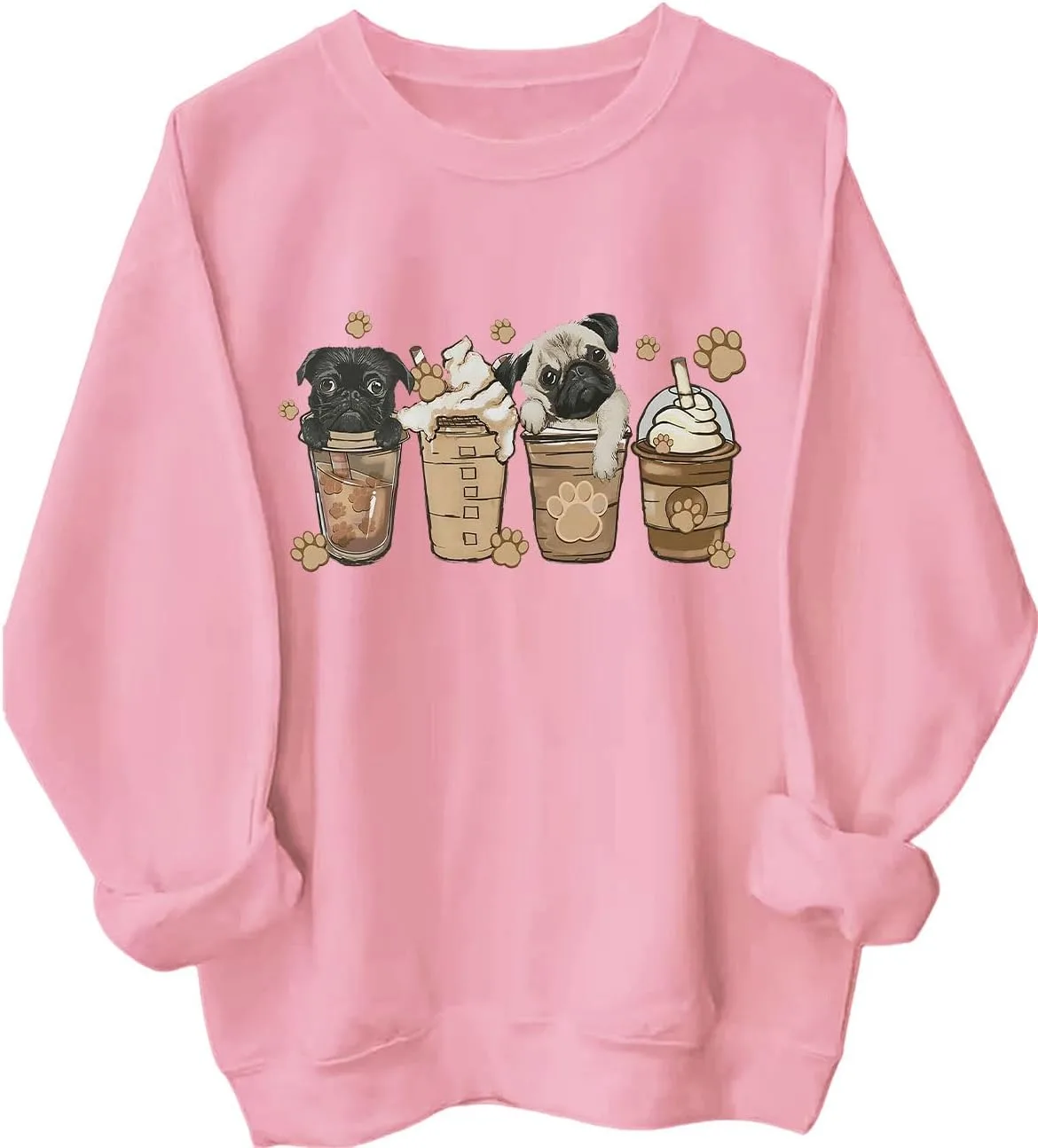 Свитшот с милым мопсом и кофе MQZUO
Свитшот с милым мопсом и кофе MQZUO