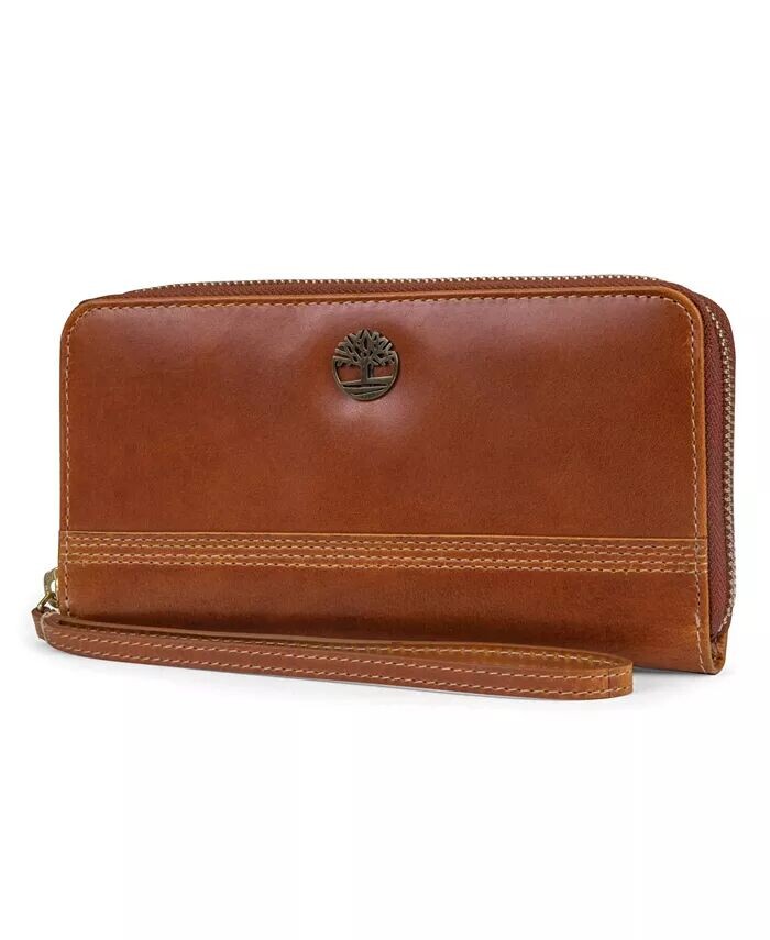 Кошелек на молнии с ремешком на запястье Timberland, черный
Кошелек на молнии с ремешком на запястье Timberland, черный