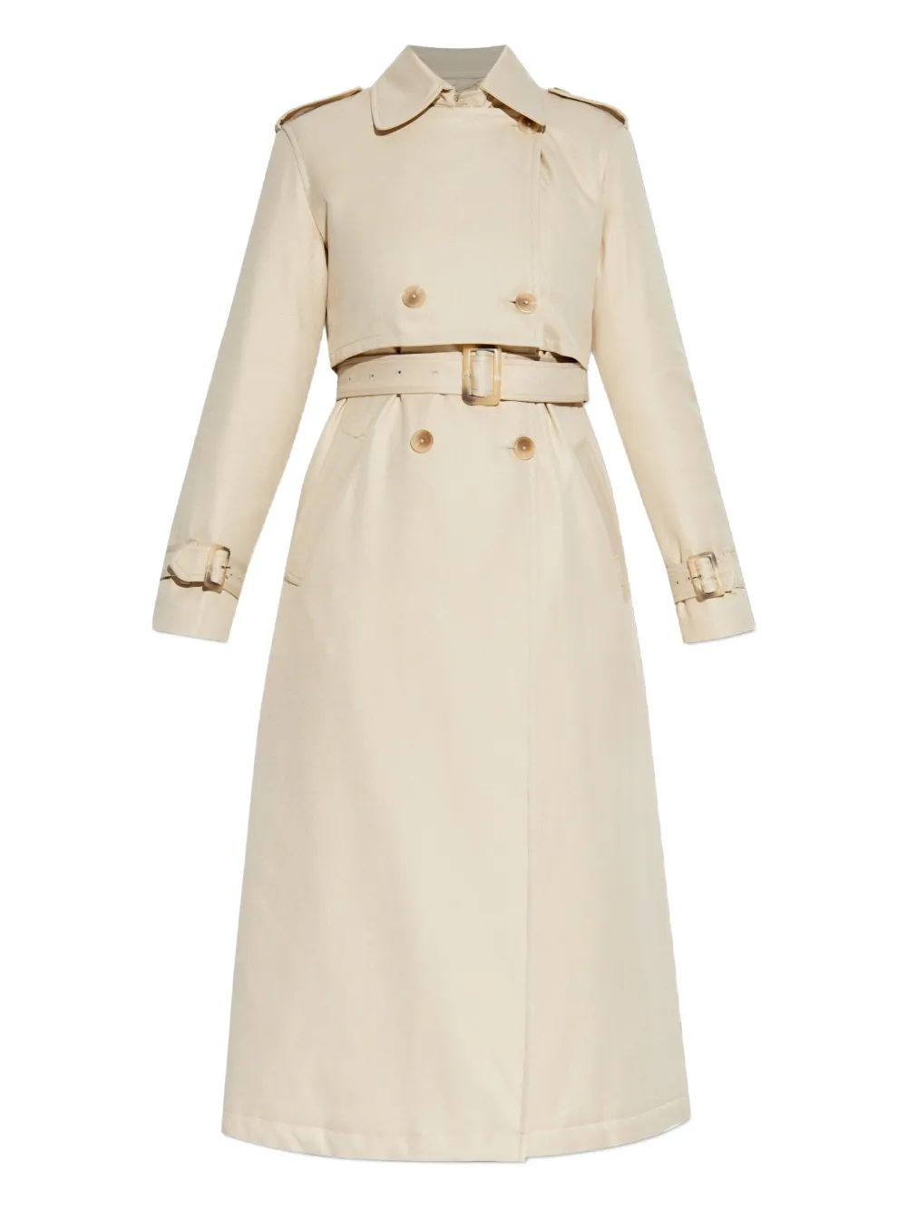 Двубортный тренч с поясом Add, нейтральный
Двубортный тренч с поясом Add, нейтральный