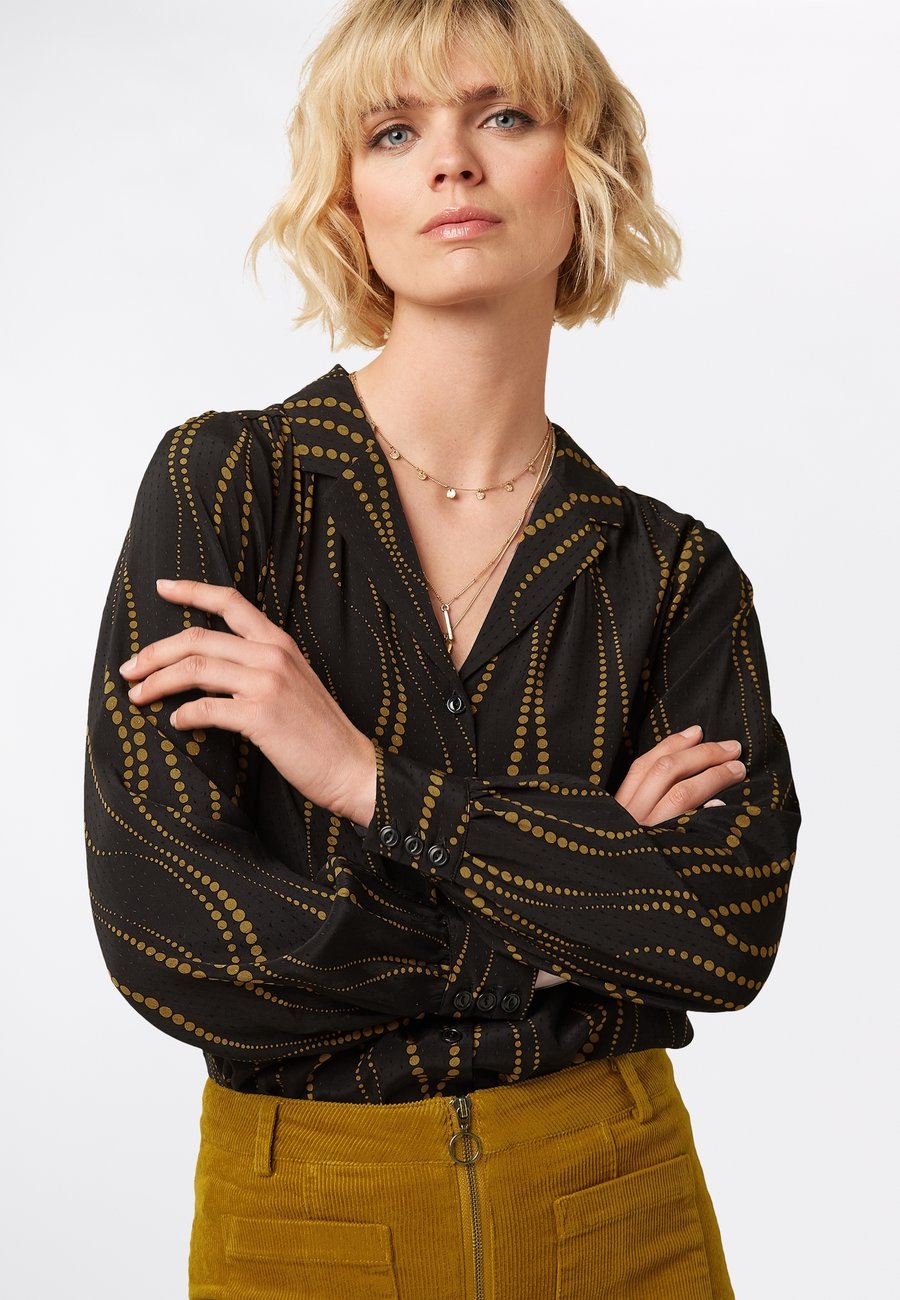 Блуза King Louie Button-down blouse, Black
Блуза King Louie Button-down blouse, Black