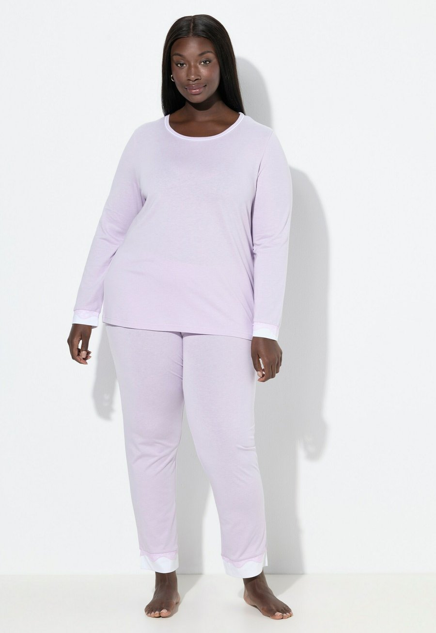 Пижамный комплект Ulla Popken RUNDHALS LANGARM SET, Pale Purple/Purple
Пижамный комплект Ulla Popken RUNDHALS LANGARM SET, Pale Purple/Purple
