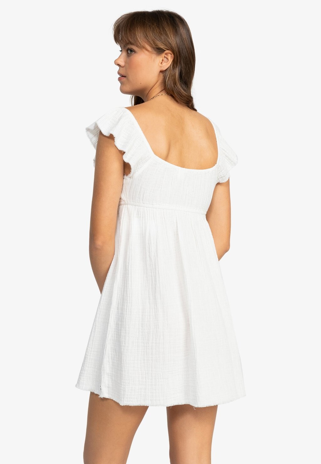 Повседневное платье LUNA, MIT PUFFÄRMELN Roxy, белый 
Повседневное платье LUNA, MIT PUFFÄRMELN Roxy, белый