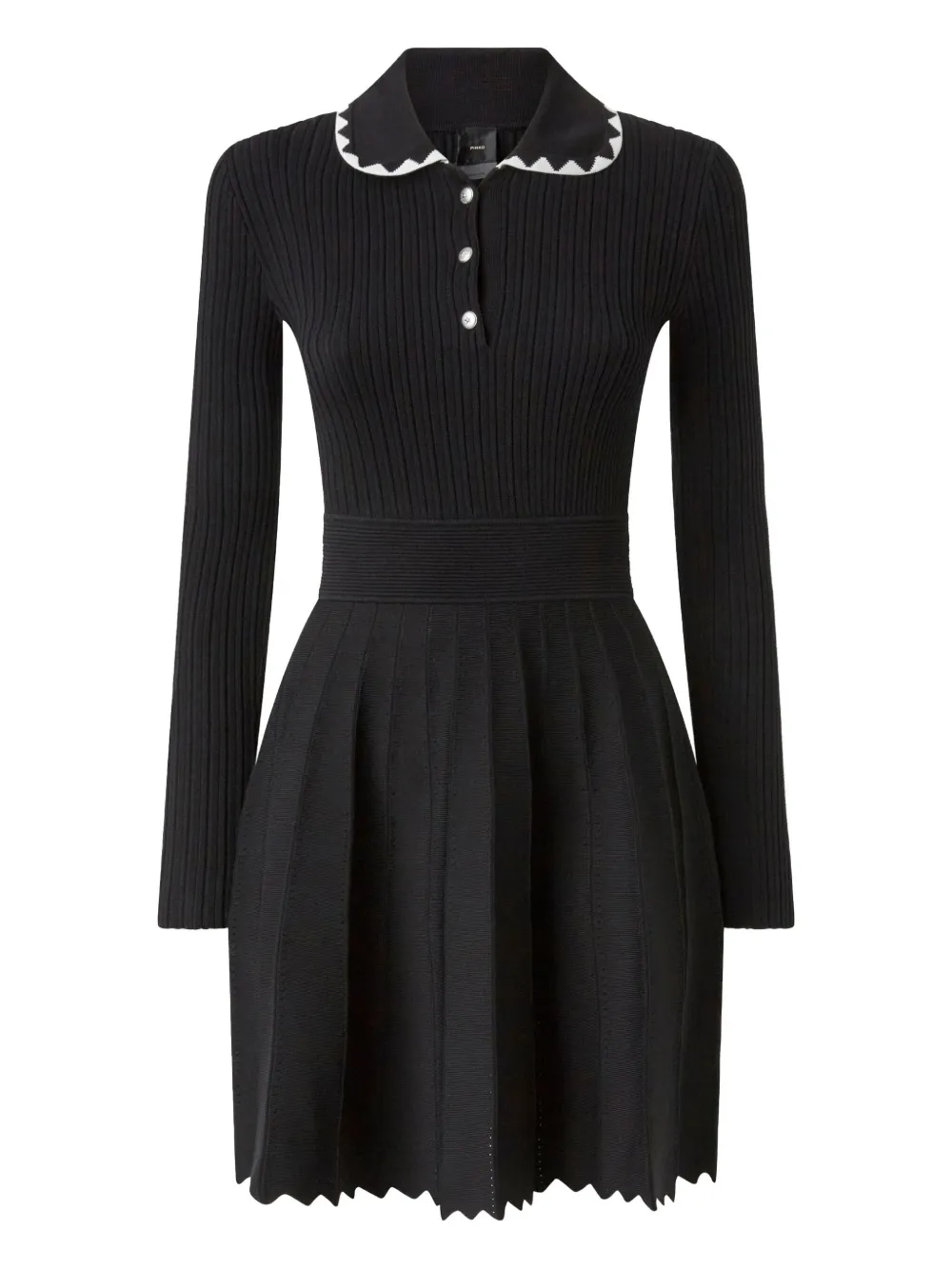 Платье-поло в рубчик PINKO, черный
Платье-поло в рубчик PINKO, черный