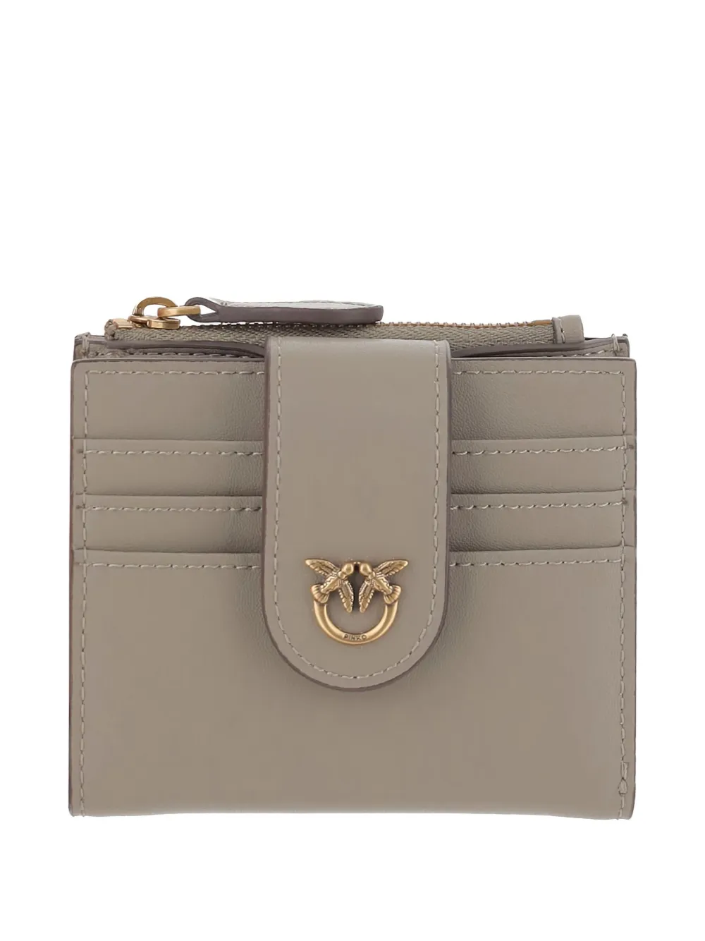 Кошелек с логотипом на молнии PINKO, коричневый
Кошелек с логотипом на молнии PINKO, коричневый