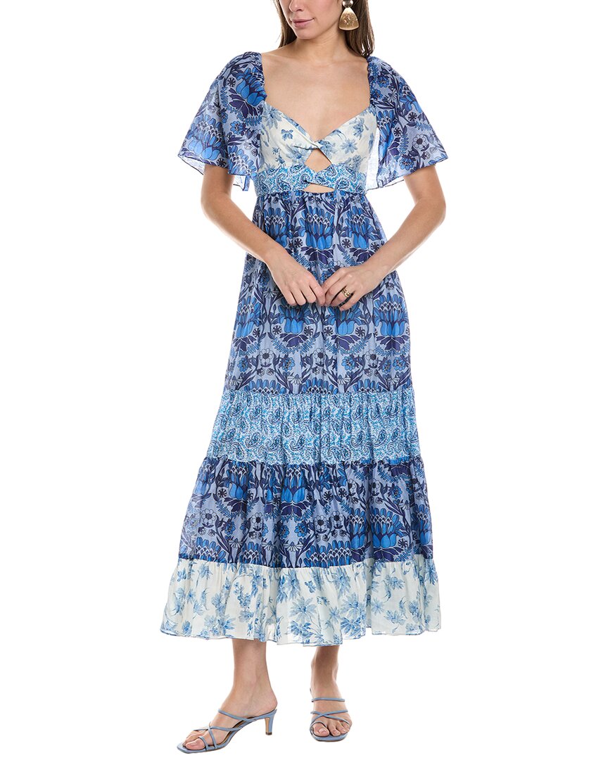 Платье макси из льняной смеси Sandro, синий
Платье макси из льняной смеси Sandro, синий