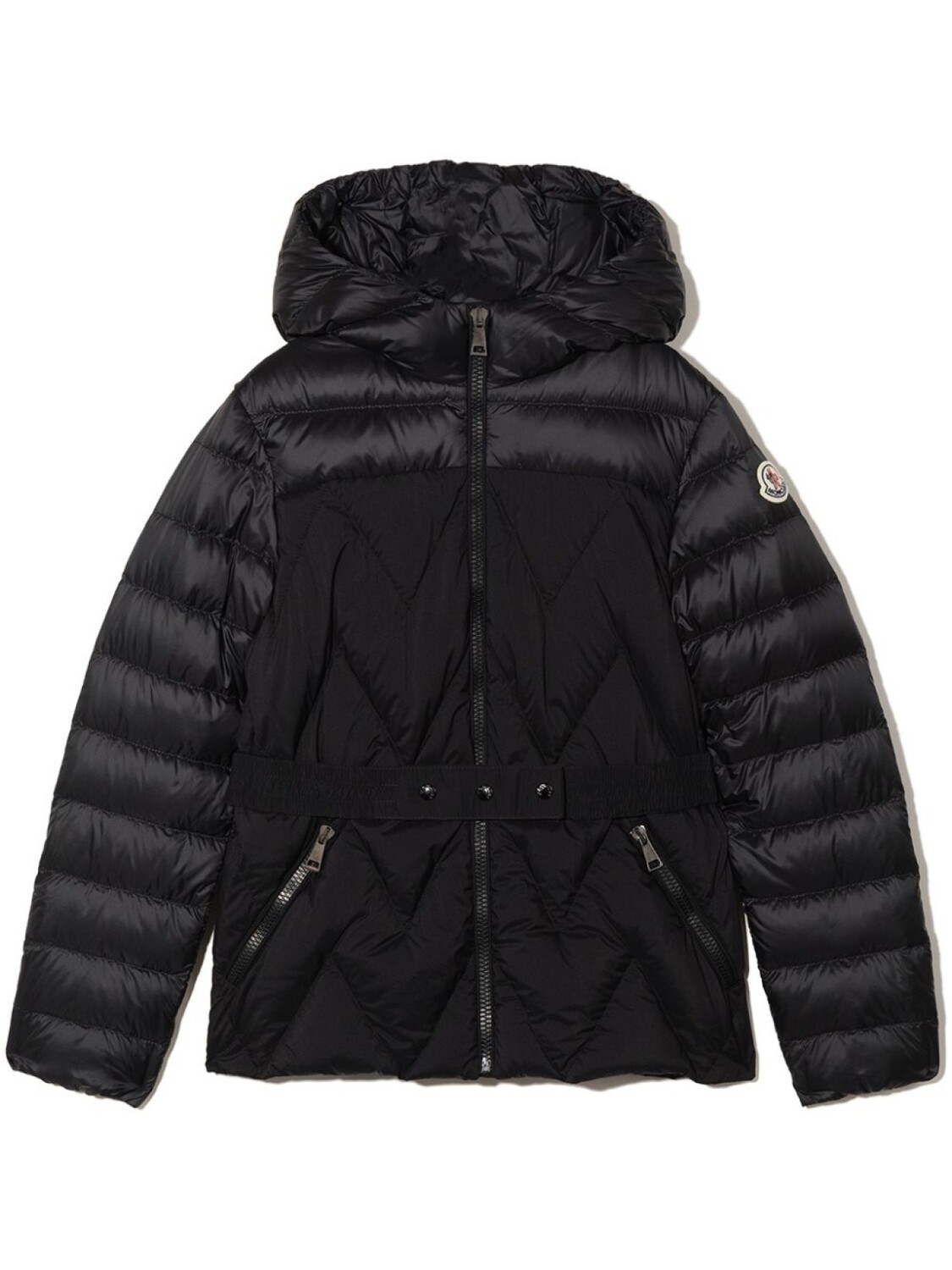 Moncler Enfant пуховик Arialda с капюшоном, черный
Moncler Enfant пуховик Arialda с капюшоном, черный