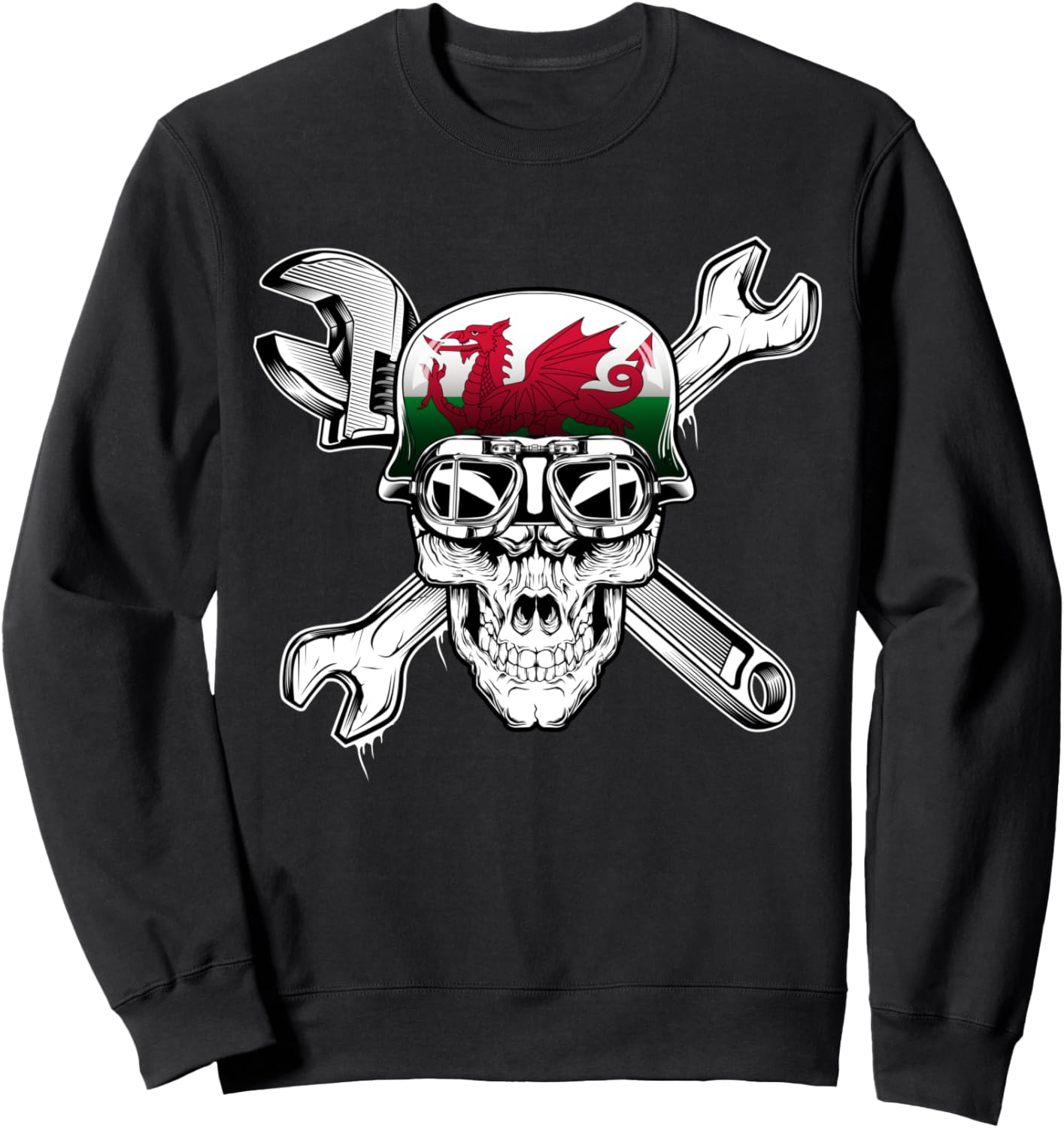Толстовка с изображением черепа байкера из Уэльса и флага мотоцикла Welsh Bikers, черный
Толстовка с изображением черепа байкера из Уэльса и флага мотоцикла Welsh Bikers, черный